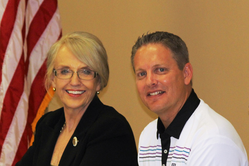 Gov. Jan Brewer and Clint