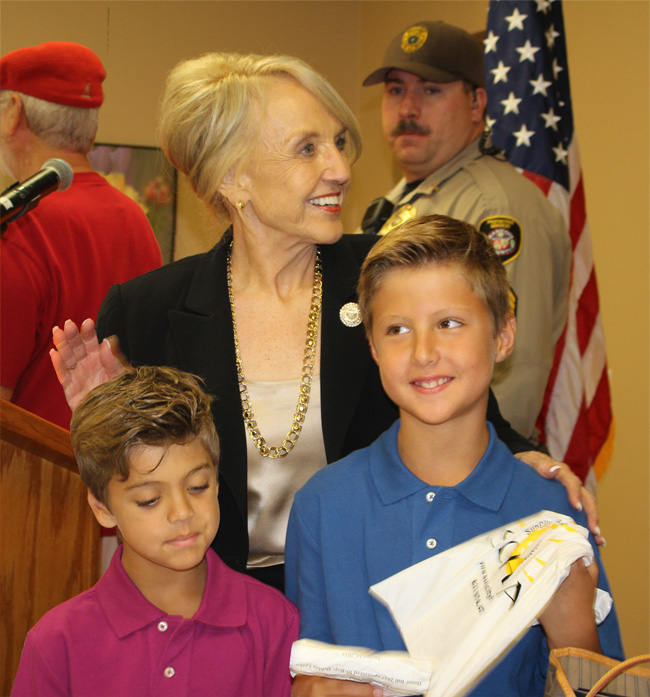 Gov. Jan Brewer and Hickman's boys